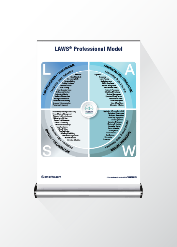 LAWS® Model Pull Up Banner